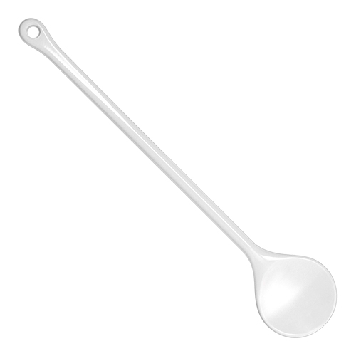 [DTH09935] lepel rond wit 31cm      0221