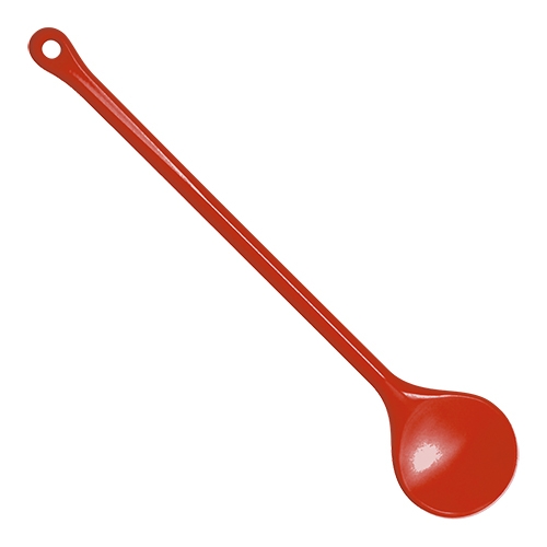 [DTH09939] lepel rond rood 31cm     0221