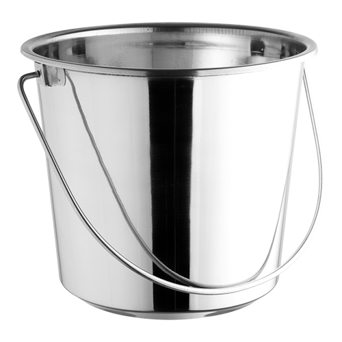 [DTH10044] emmer rvs 18/8, 10 Lit.