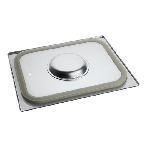 [DTH10088] GN deksel EMGA rvs silic. 1/2