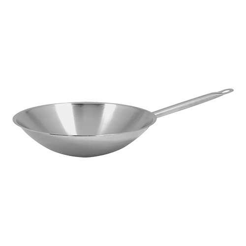 [DTH10397] wok 36cm rvs bodem plat