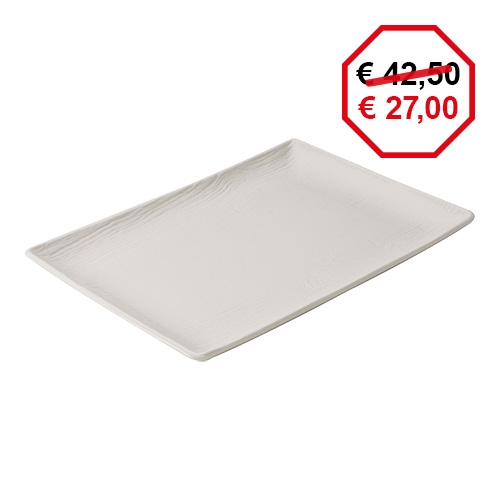 [DTH10839] plateau 32x23cm Ivoire
