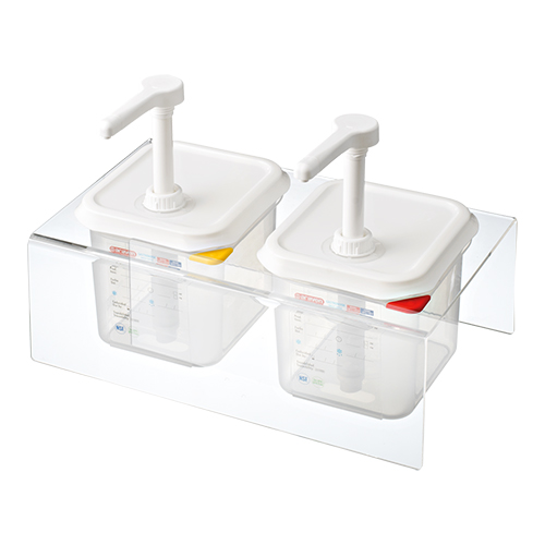 Dispenser unit 2x1/6GN set