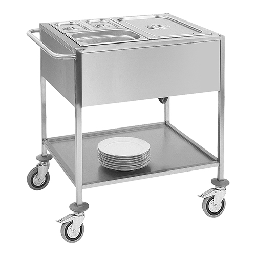 [DTH11808] bain-marie wagen GN2/1-20