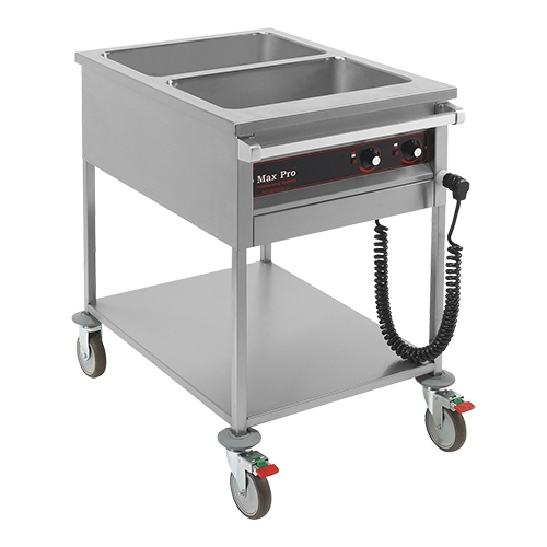 [DTH11811] bain mariewagen rvs 2 X 1/1 GN
