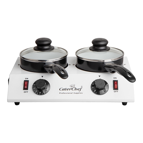 [DTH11829] chocolade/sauzen warmer 2pans
