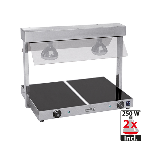 [DTH11870] warmhoudplaat m/brug 2x1/1GN