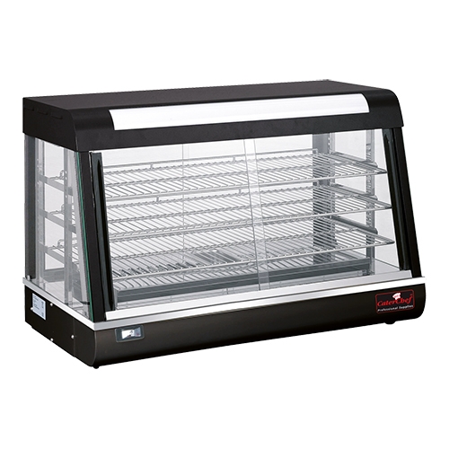 [DTH11909] warmhoudvitrine zwart 90cm