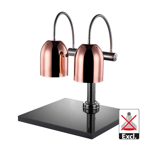 warmh.lamp marmer-dubbel-koper
