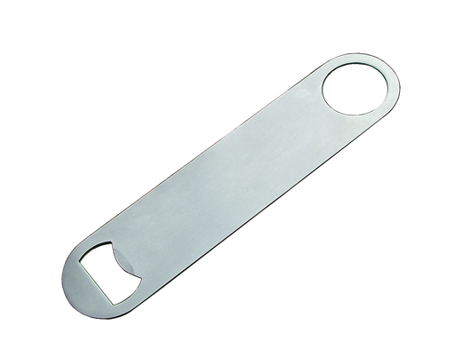 Bar Professional - Flesopener Barblade RVS zilver (18 x 4 cm, 24 stuks)