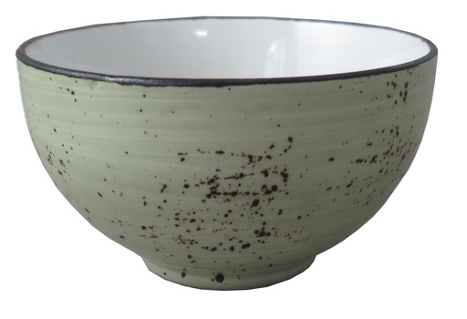 [DTH13077] Schaaltje rond 7 cm / 7,5 cl Rustic Lichtgroen 02