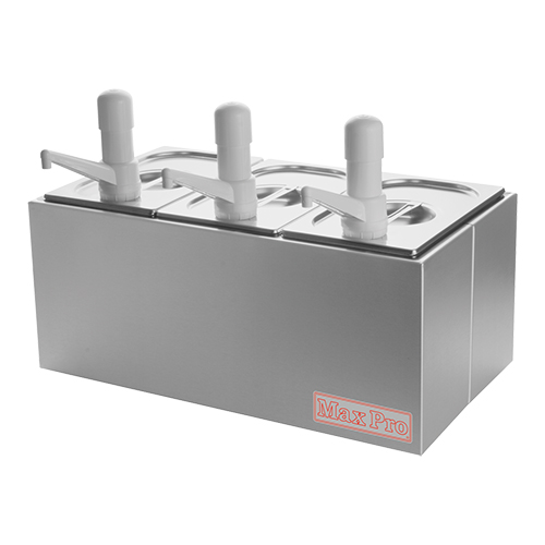 [DTH13135] saus/dressingbar (cap.3x1/4GN-200mm)