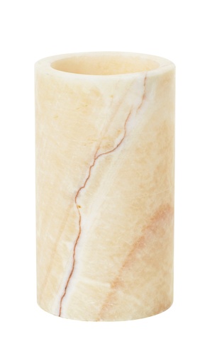 [DTH13275] ledlamphouder Stone Mineral Onyx 125 x 70 mm, 4 stuks
