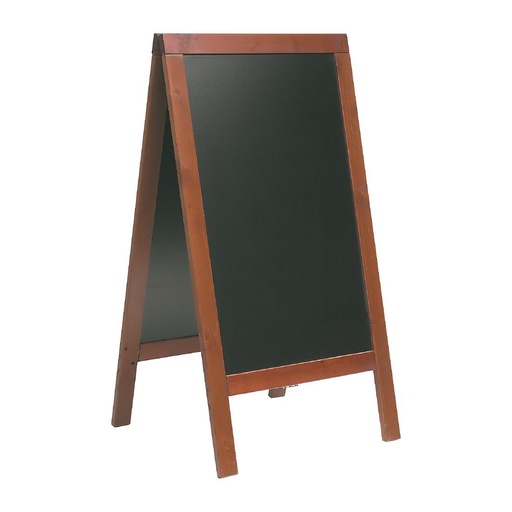 [DTH13421] Securit - Duplo stoepbord mahonie 135x70cm