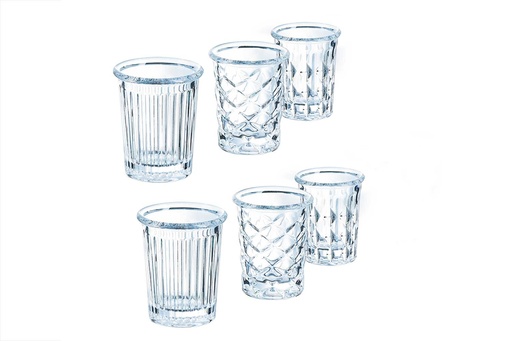 [DTH13466] SHOTGLAS NEW YORK TUMBLER 3.4 C SET 6