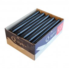 [DTH13531] Q-Lights - Dinerkaars Taper Candles Basic zwart (50 stuks)