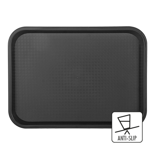 [DTH24609] dienblad 41,5x30,5cm zwart A.S