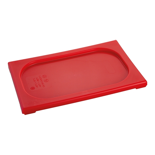 [DTH24791] GN deksel PP 1/4GN rood