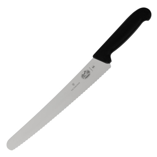 [DTH26134] Victorinox Fibrox gekarteld bakkersmes 25,5cm