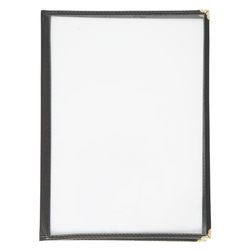 [DTH29288] Olympia - American Style menuhouder A4 zwart dubbel