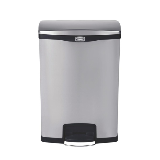 [DTH29753] Rubbermaid - Slim Jim Front Step pedaalemmer RVS 90 l