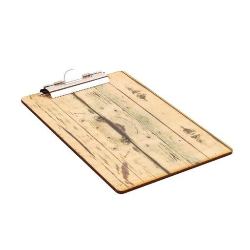[DTH30636] Olympia - Menu klembord met hout-effect A4